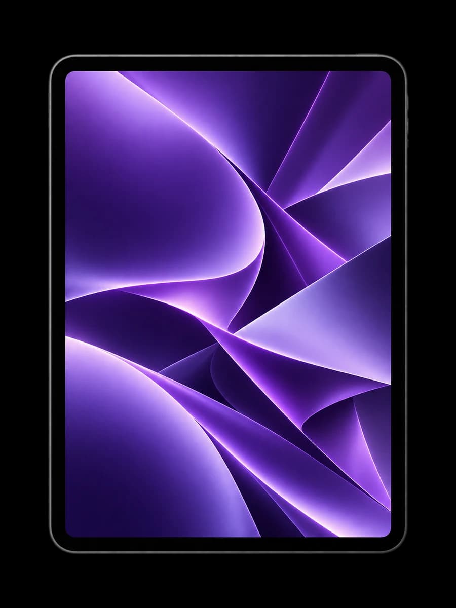 iPad Air 13″ (M2) · front-view illustration