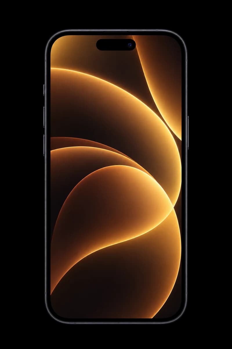 iPhone 15 Pro · front-view illustration