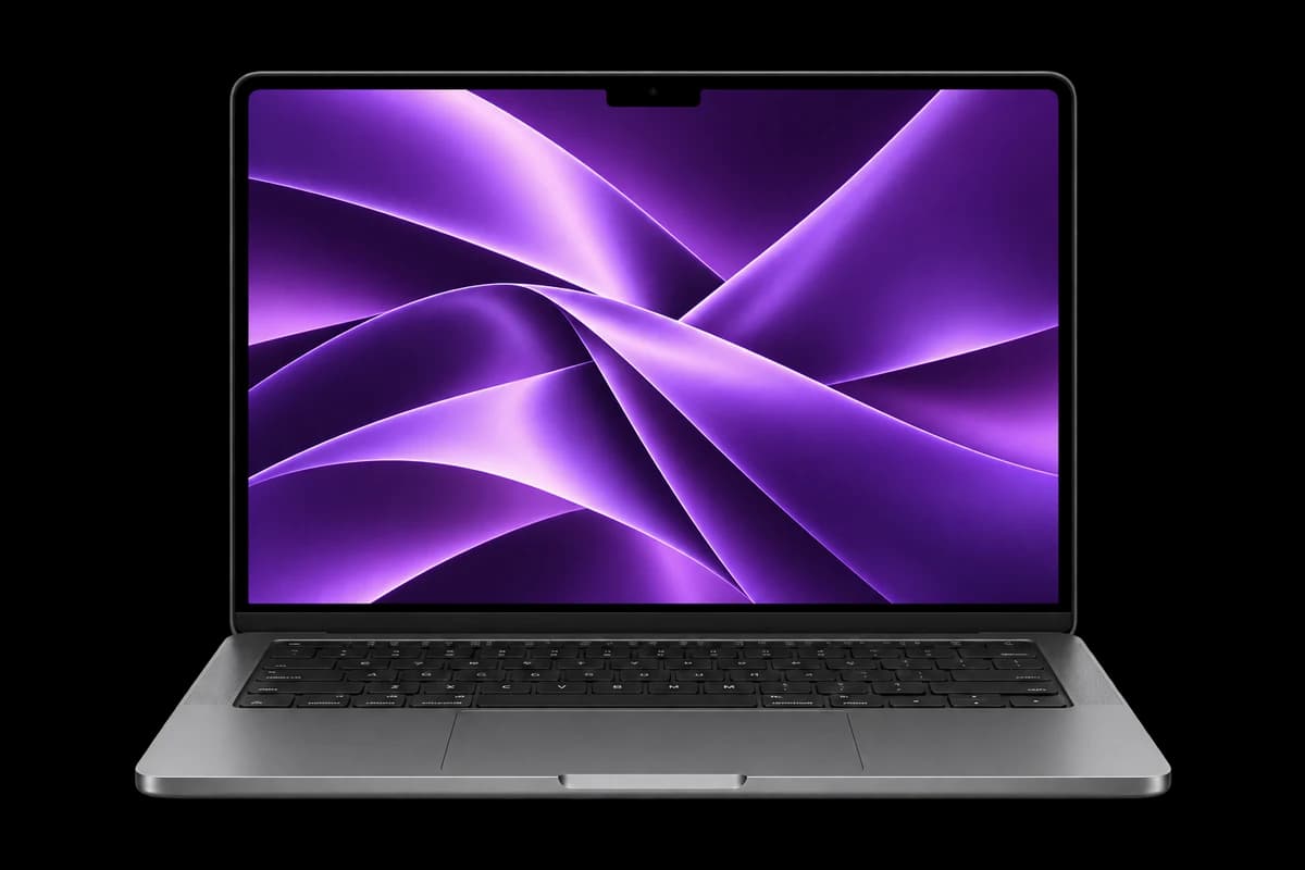 MacBook Air 13″ (M3) · front-view illustration